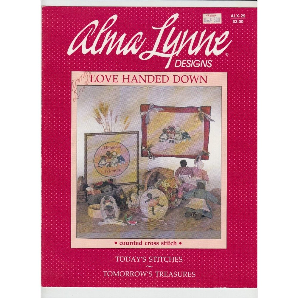 Love Handed Down Counted Cross Stitch Pattern Alma Lynne Designs